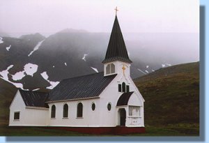 The whaler's church, restorated in 1994
