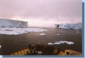 Sailing between huge tabulars