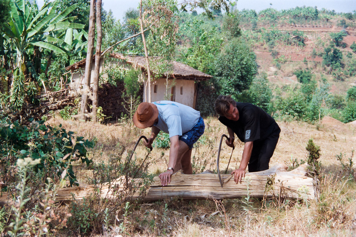 From Bujumbura we travel towards the province of Rutana collecting firewood as we go.