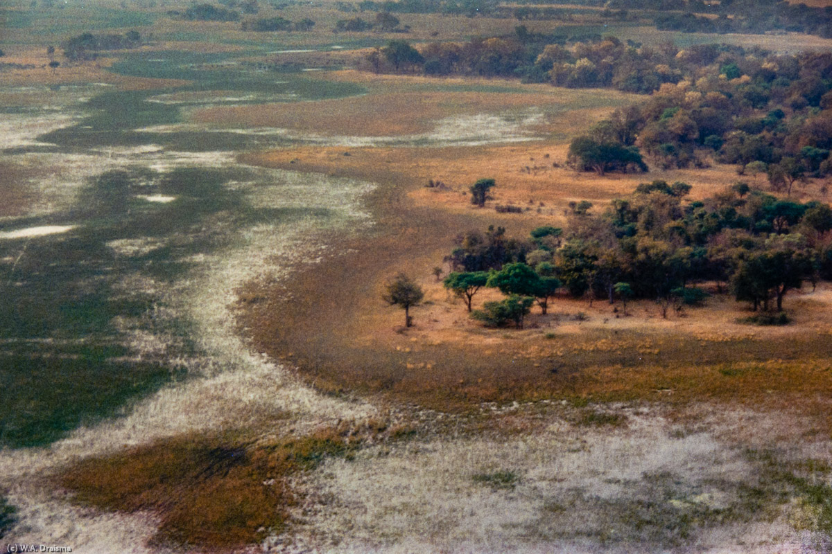 The Okavango is a river that flows into the desert and evaporates before reaching the sea.