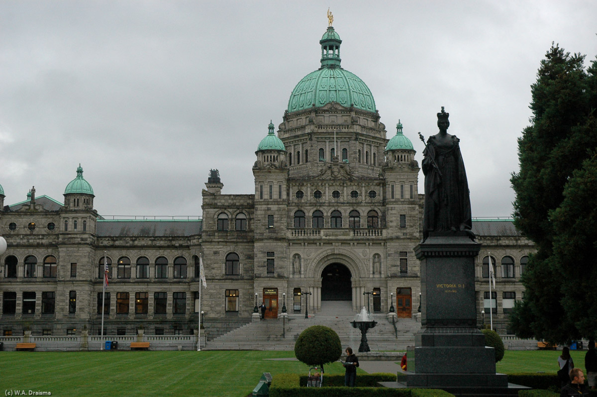 Victoria's Parliament Buildings are home to the Legislative Assembly of British Columbia