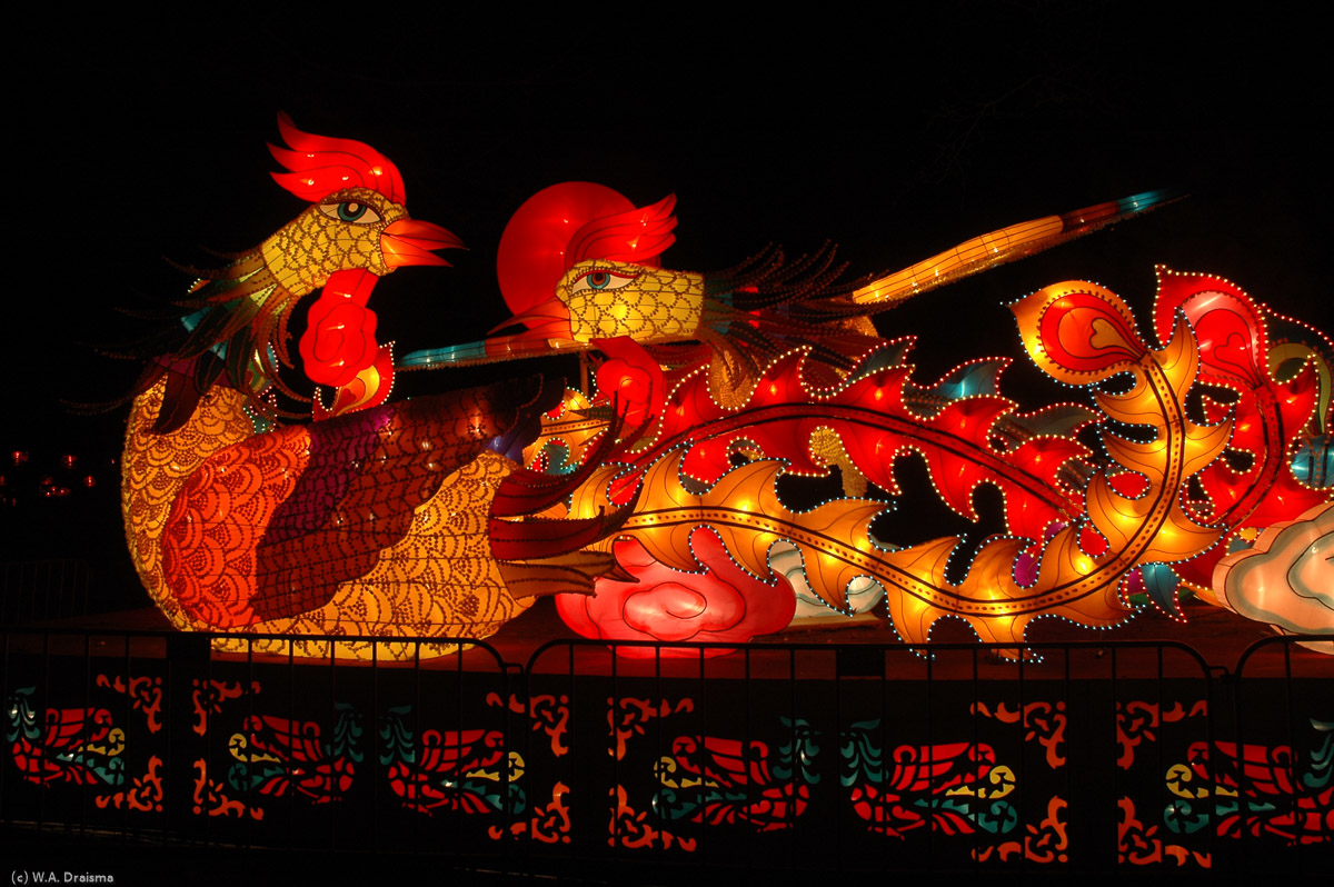 The Fenghuang is largely used to represent the empress and females, and as such as the counterpart to the Chinese dragon, traditionally seen as masculine or imperial.
