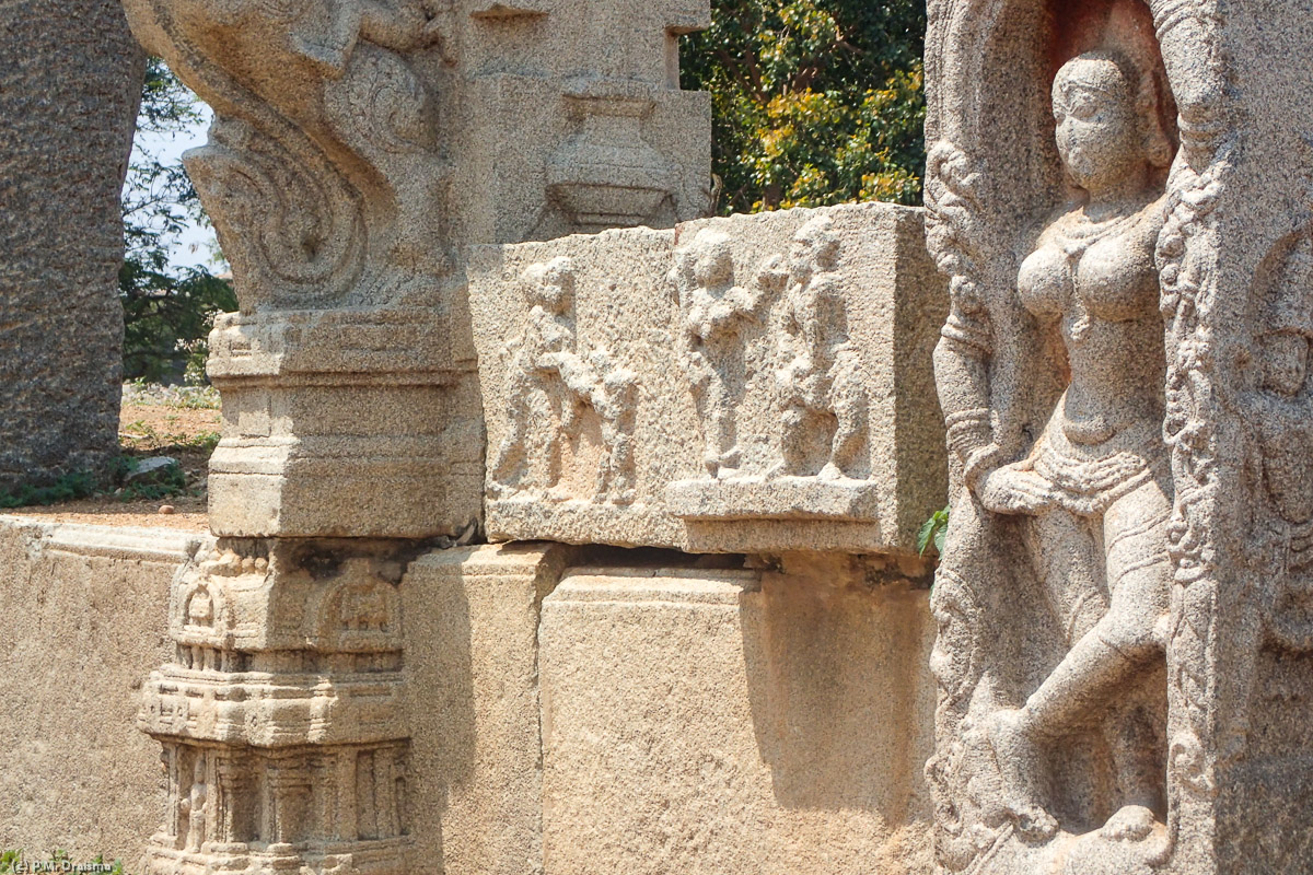 Apsara,Ruined Gateway, Hampi