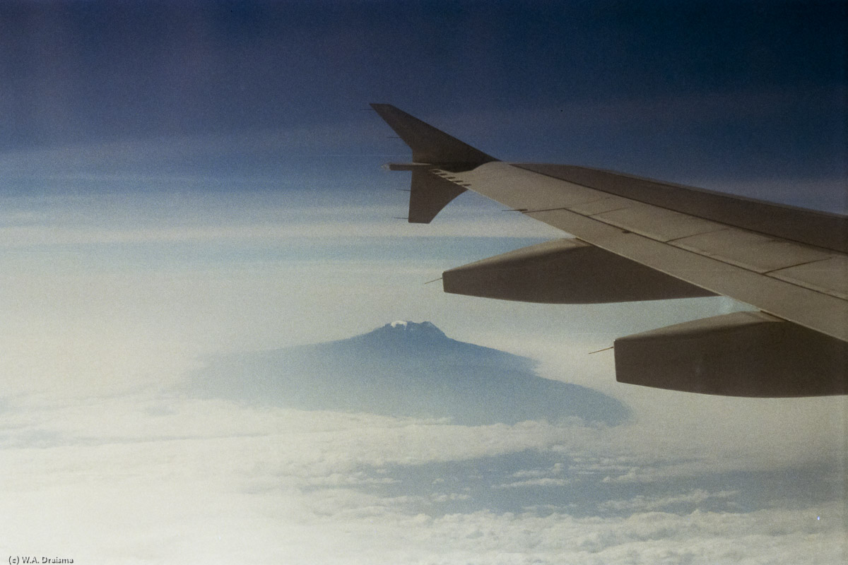 With a last look at Mount Kilimanjaro we head north again.