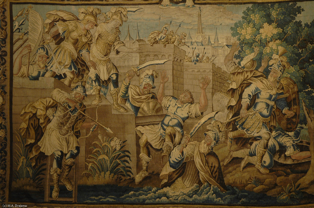 Another fine example of Flemish tapestry.