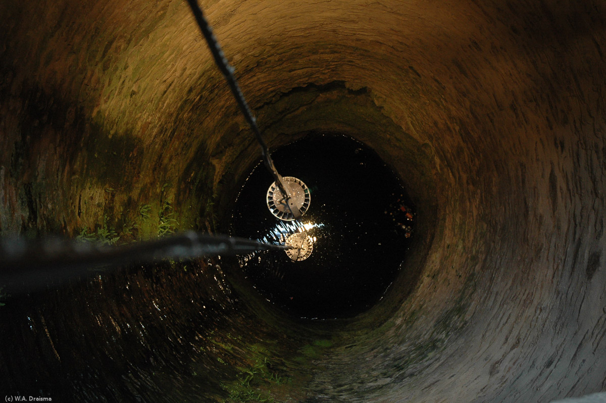 The Well was carved in the rock to a depth of 53 meters. The well provided the castle with fresh water. It has been emptied several times for archaeological research.