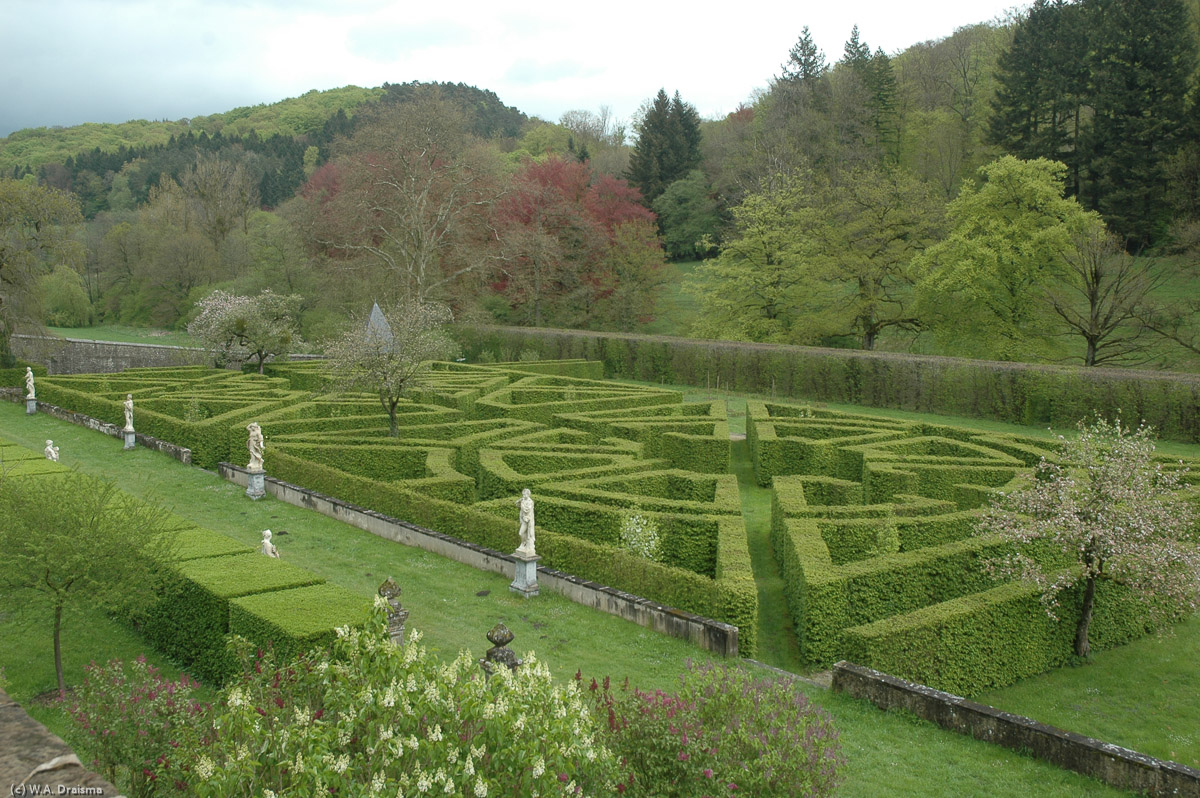 The castle itself is not open to the public but the beautiful gardens are.