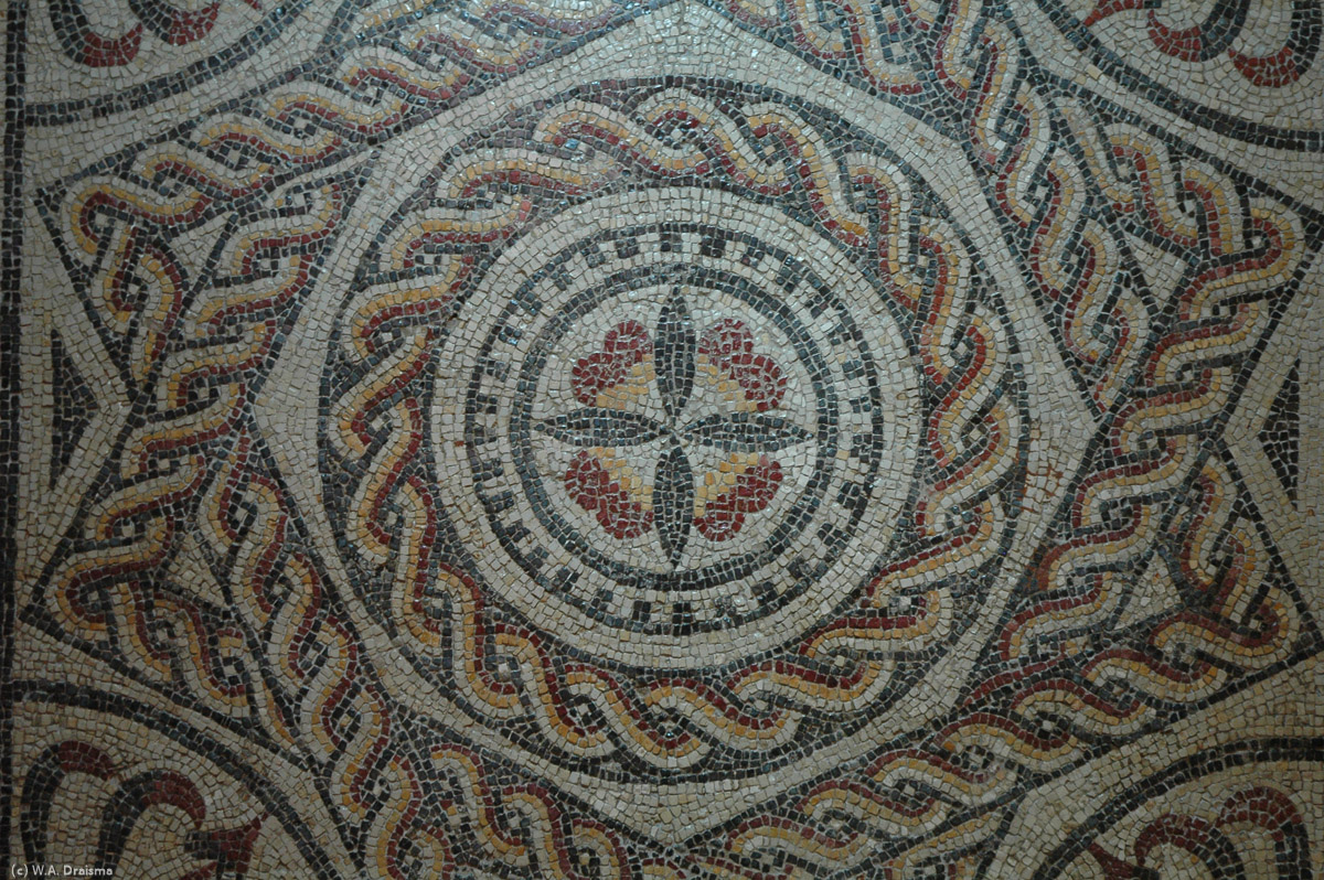 Just outside the Roman gallery there are some more beautiful examples of Roman mosaics.