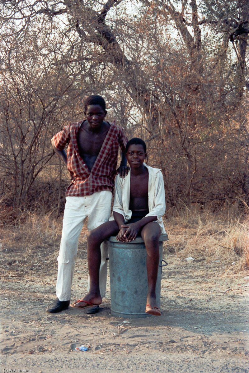 Two present day inhabitants of the area surrounding the falls.